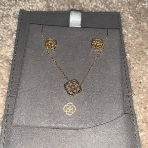 kendra scott dira pendant and dira earrings